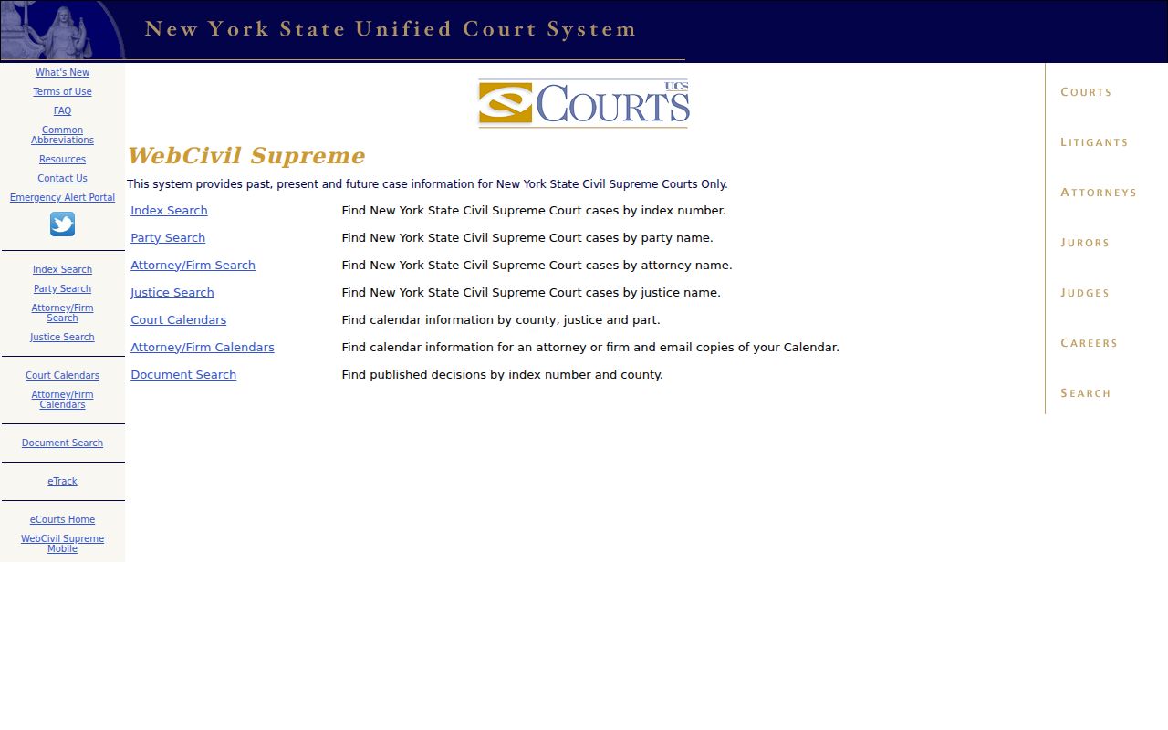 Nassau County residents directory WebCivil party search
